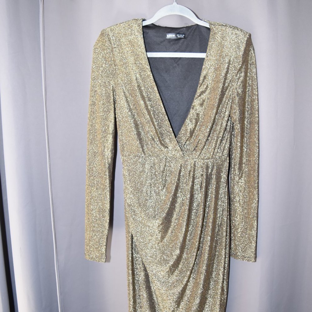 Gold Cocktail Dress